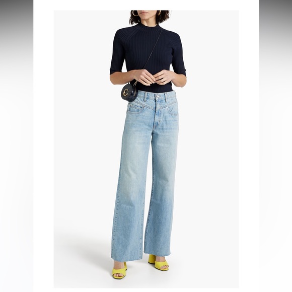 SLVRLAKE Denim - SLVRLAKE Grace high rise wide leg jeans